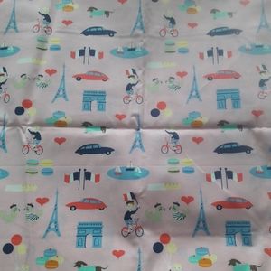 1 yard and 17 inches 
Cotton Woven 
Jack and lulu